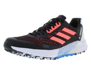 adidas terrex agravic flow 2 trail running shoes women's, black, size 10