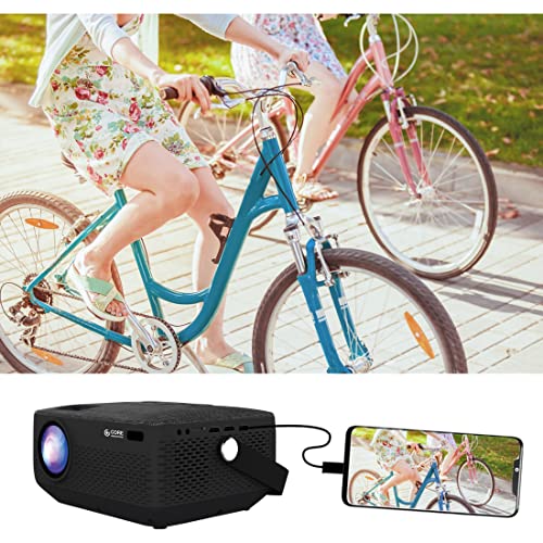 Core Innovations LCD Projector - 16:9 - Portable - Black