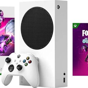 Microsoft Xbox Series S 512GB SSD All-Digital Console(Disc-Free Gaming), Wireless Controller, Up to 120 FPS, 1440p Gaming Resolution, HDR, AMD FreeSync, USB Extension Cable (Fortnite & Rocket League) (Renewed)