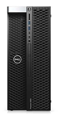 Dell Precision T5820 Workstation Desktop (2018) | Core Xeon W - 1TB SSD + 1TB SSD - 64GB RAM - Quadro P2200 | 8 Cores @ 4.5 GHz - 5GB GDDR5X Win 10 Pro