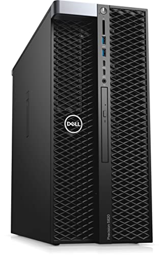 Dell Precision T5820 Workstation Desktop (2018) | Core Xeon W - 1TB SSD + 1TB SSD - 64GB RAM - Quadro P2200 | 8 Cores @ 4.5 GHz - 5GB GDDR5X Win 10 Pro