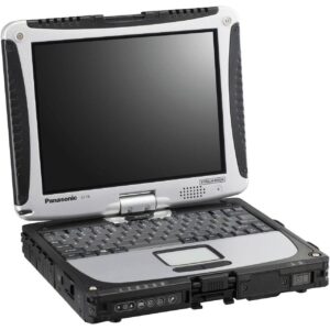 panasonic toughbook cf-19, mk8, 10.1-inch touchscreen, rugged laptop convertible tablet, intel core i5-3610me @2.70ghz, 8gb, 256gb ssd, windows 10 pro (renewed)
