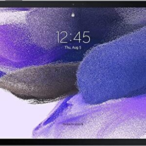 Samsung Galaxy Tab S7 FE 2021 Android Tablet 12.4” Screen WiFi 64GB S Pen Included Long-Lasting Battery Powerful Performance, Black (Renewed)