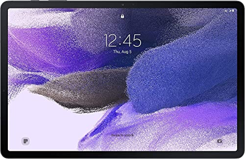 Samsung Galaxy Tab S7 FE 2021 Android Tablet 12.4” Screen WiFi 64GB S Pen Included Long-Lasting Battery Powerful Performance, Black (Renewed)