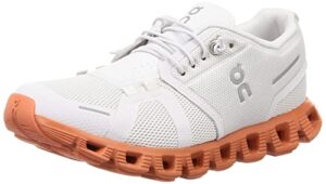 on cloud 5 womens (frost/canyon, us_footwear_size_system, adult, women, numeric, medium, numeric_6_point_5)
