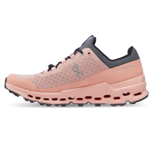 ON Cloudmonster 44.98573 Women's Running Shoes, Rose/Cobalt, 7