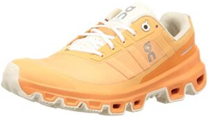 on women's cloudventure running shoe, cooper/orange, 8.5