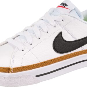 Nike Womens Court Legacy (White Black Desert Ochre, us_Footwear_Size_System, Adult, Women, Numeric, Medium, Numeric_8_Point_5)