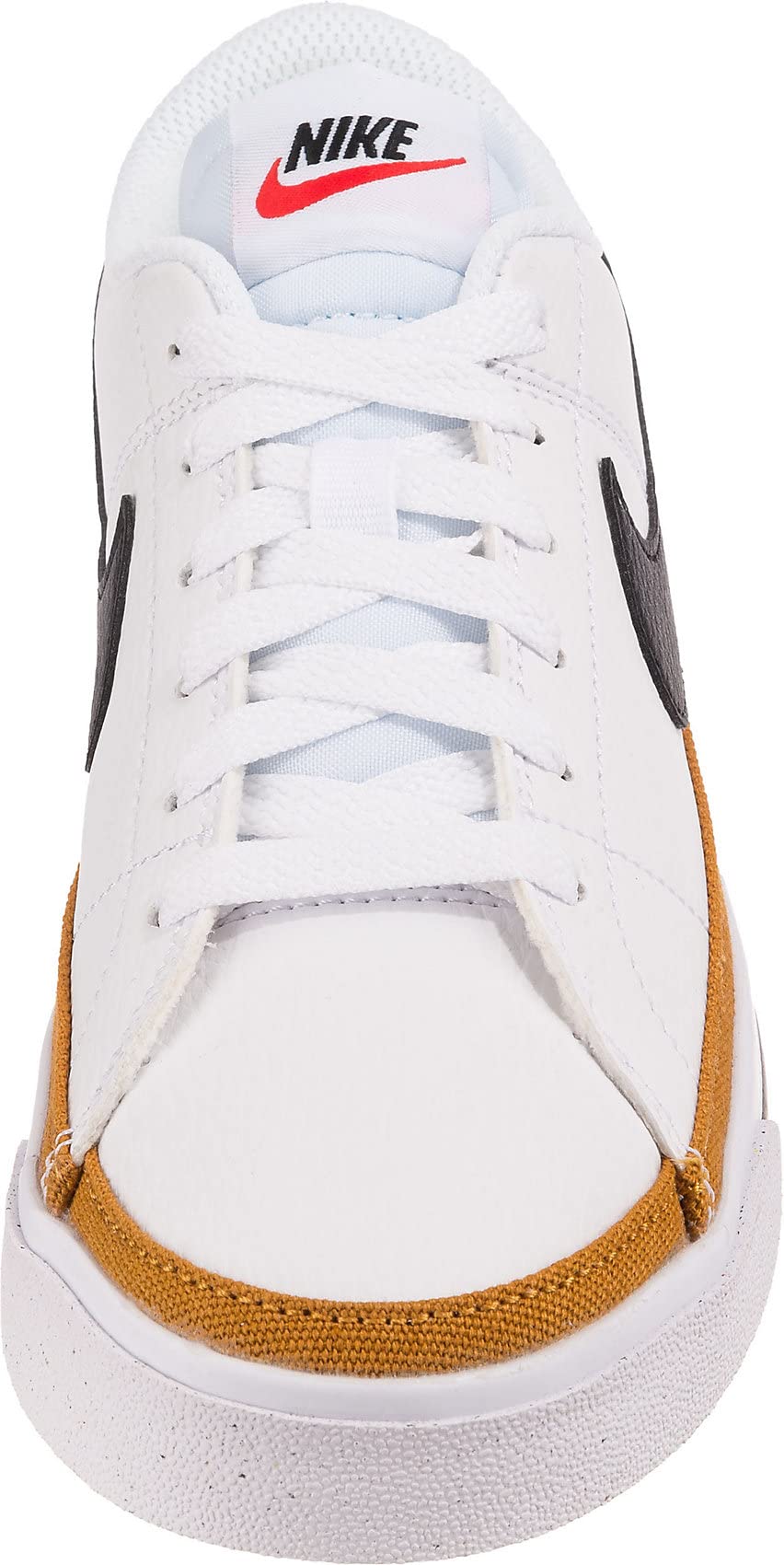 Nike Womens Court Legacy (White Black Desert Ochre, us_Footwear_Size_System, Adult, Women, Numeric, Medium, Numeric_8_Point_5)