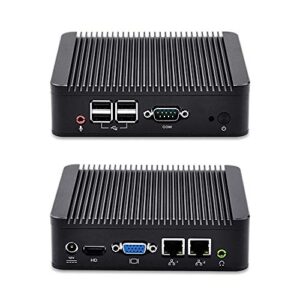 Kettop Barebones Firewall Appliance Mi3317 Intel Core I5 Processor Up to 2.6 Ghz (Barebone WiFi) Dual LAN Firewall Micro Appliance VPN Router Network Security Industrial Mini Pc