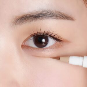 IM UNNY Fake Trick Double Eyelidner 01 Pale Brown | Korean Eye Bag Makeup, Aegyo Sal Liquid Liner for Cute, Youthful Eyes, Long Lasting Waterproof Hypoallergenic Formula | Korean Makeup