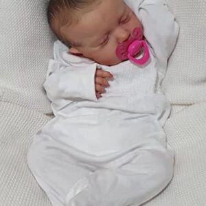 iCradle Lifelike Reborn Baby Doll 20 Inch Real Looking Weighted Reborn Girl Doll Best Birthday Set for Girls Age 3