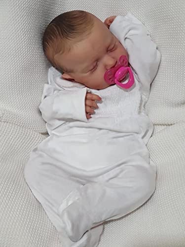 iCradle Lifelike Reborn Baby Doll 20 Inch Real Looking Weighted Reborn Girl Doll Best Birthday Set for Girls Age 3