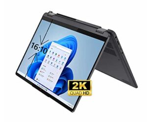 lenovo flex 5 ultra-thin laptop, 14" 16:10 2k qhd (2240 x 1400) 2-in-1 touch display, 8-core ryzen 7-5700u (>i7-10710u), wi-fi 6, webcam, fingerprint, type-c, 16gb ram, 1tb pcie ssd, w/hdmi cable