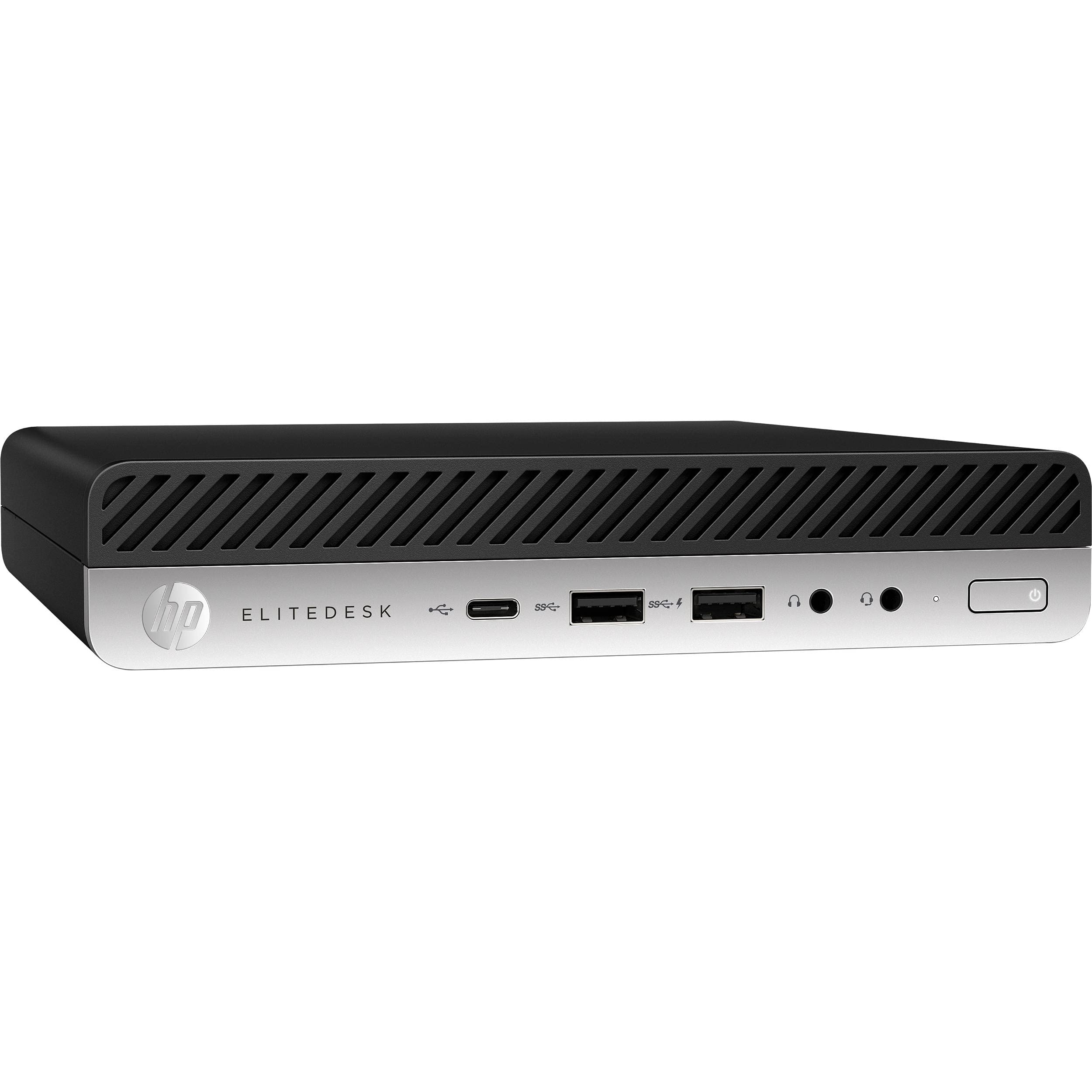 HP EliteDesk 705 G4 Mini, AMD Ryzen 5 Pro 2400GE 3.2GHz, 8GB RAM, 256GB Solid State Drive, Win10P64, (Renewed)