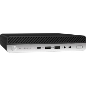 HP EliteDesk 705 G4 Mini, AMD Ryzen 5 Pro 2400GE 3.2GHz, 8GB RAM, 256GB Solid State Drive, Win10P64, (Renewed)