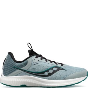 Saucony mens Freedom 5 Running Shoe, Slate/Black, 9.5 US