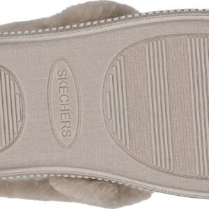 Skechers Women's Cozy Campfire-Lazy Sundaze Slipper, Taupe Multi, 7.5