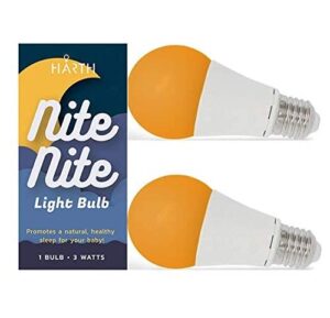 nite-nite light bulb. natural baby sleep aid. promotes healthy sleeping habits for baby and mother | certified by the national parenting center. (e26 (standard) (pack of 2)