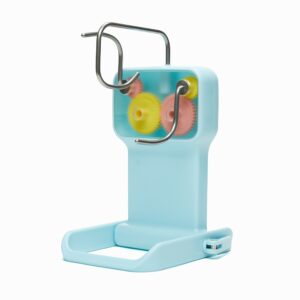 chef'n sweet spot taffy maker, collapses for easy storage, blue