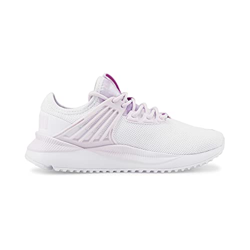 PUMA Women's Pacer Future Sneaker Wht/Lvndr 7 Medium US