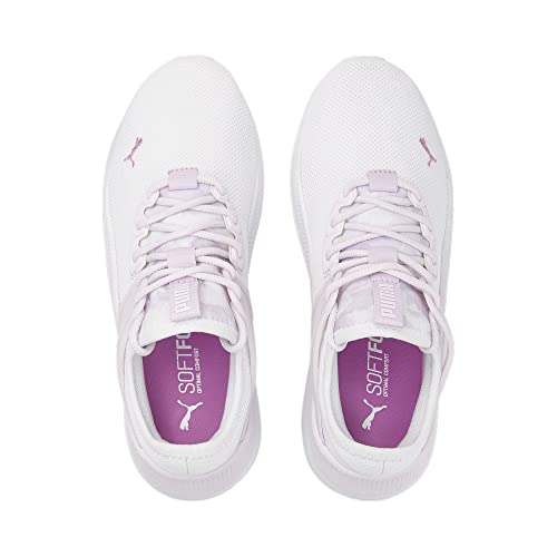 PUMA Women's Pacer Future Sneaker Wht/Lvndr 7 Medium US