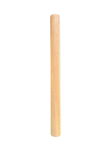 1 x 12 Inch Dowel Rods Wood Sticks Wooden Dowel Rods - Unfinished Hardwood Sticks - 1" by 12" for Crafts (1)