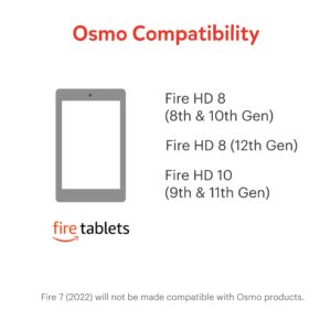 Osmo - Reflector for Fire (2021) - Works with HD 8 (10th and 12th Generation) & Fire HD 10 (11th Generation) (Required for Horizontal Positioning)