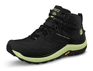 topo athletic women's trailventure 2 comfortable lightweight 6mm drop trail running shoes, athletic shoes for trail running, black/mint, size 9