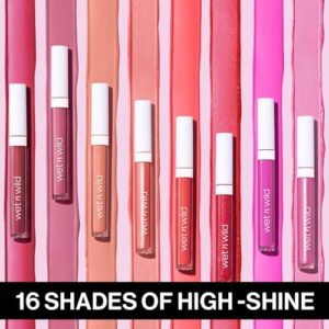 wet n wild Mega Slicks Lip Gloss | Long Lasting | Hyaluronic Acid | High Shine | Crushed Grapes