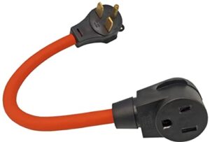 fullsky fc-63651 male plug 6-30p to female 6-50r welder adapter, welder heavy duty adapter generator adapter