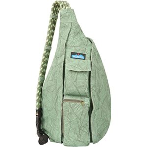 kavu organic rope bag sling crossbody backpack - palm verde