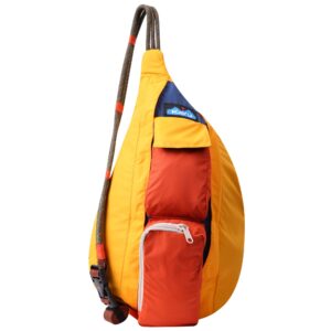 kavu mini rope sack sling crossbody backpack - sunset shore