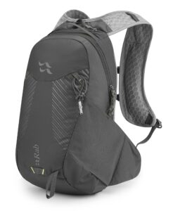 rab aeon lt series backpack for hiking and outdoors, aeon lt 12 liter, anthracite
