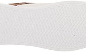 Cole Haan womens Grand Crosscourt Mdrn Tennis Sneaker, White/Ocelot/Metallic Gold, 8.5 US