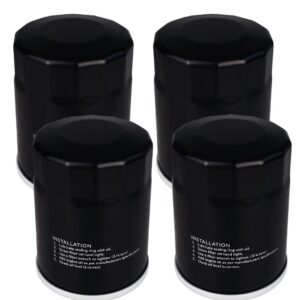 arpisziv oil filter 070185e fit ge-nerac 760cc 990cc engines 8-24kw guardian portable generator universal rep 070185es(4 pack)