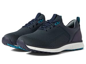 johnston & murphy xc4 womens h1 sport hybrid navy waterproof mesh/leather 7 m