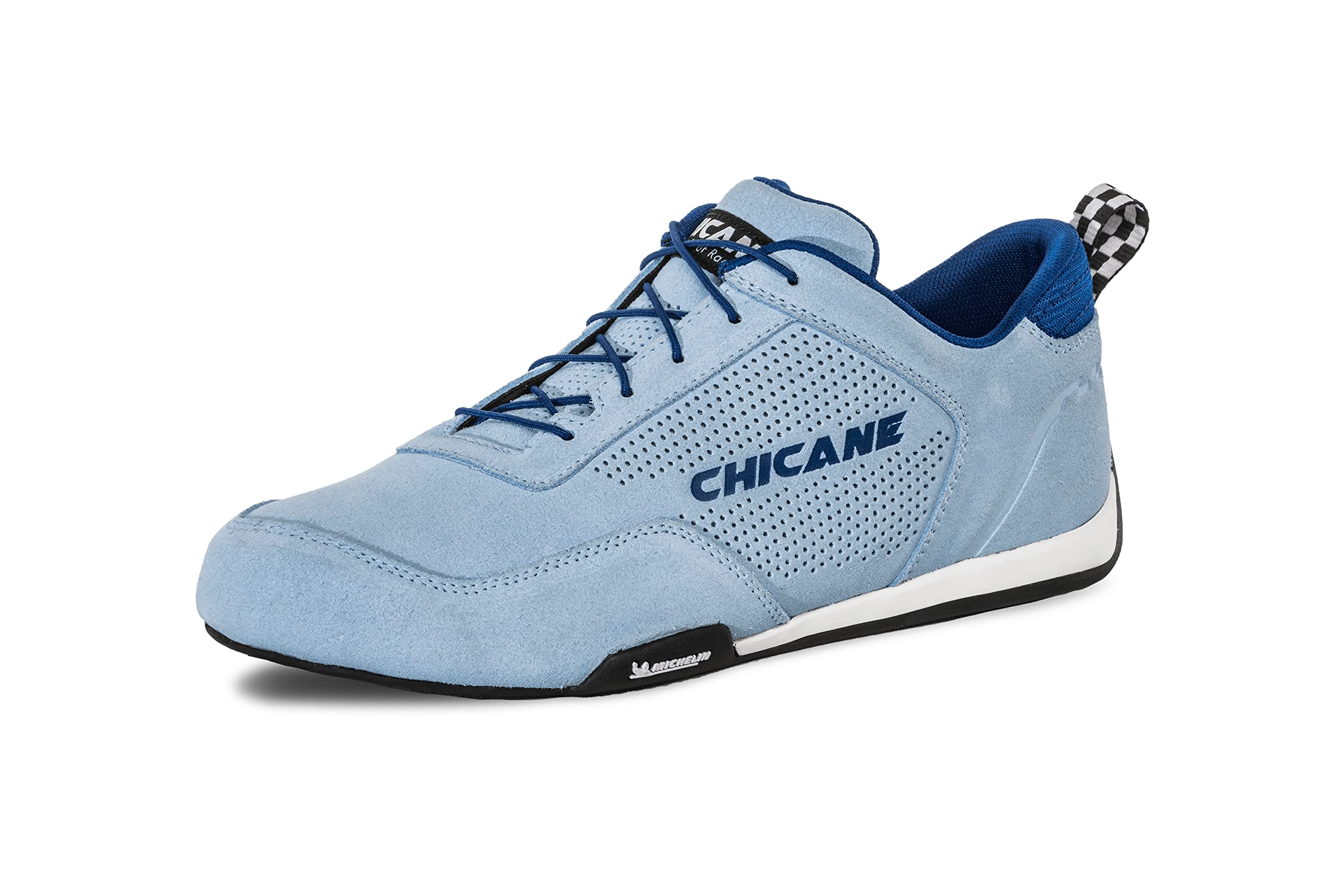 Chicane Womens Speedster Performance Low Top Motorsports Car Driving Racing Shoe, Light Blue, Size 9.5