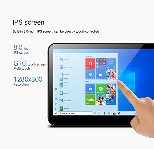 Pipo X2S Mini PC 8inch 1280 * 800 IPS Screen Windows 10 Tablet PC Z3735 Mini Desktop 2G Ram 64G ROM TV Box BT4.0 WiFi RJ45