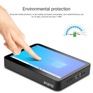 Pipo X2S Mini PC 8inch 1280 * 800 IPS Screen Windows 10 Tablet PC Z3735 Mini Desktop 2G Ram 64G ROM TV Box BT4.0 WiFi RJ45