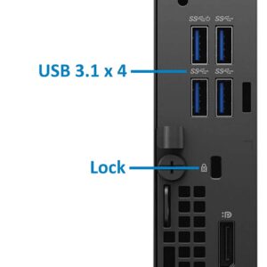 Dell OptiPlex 5080 Micro Desktop Computer – Intel Core i5-10400 Upto 4.3GHz - 16GB RAM, 512GB M.2 NVME SSD, AC Wi-Fi, Bluetooth, DisplayPort, HDMI, USB Type-C - Windows 10 Pro (Renewed)