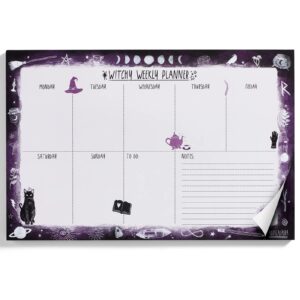 Planner Fall Décor Big Weekly Planner Notepad Agenda Office desk Room Décor Witchy Mother's Day Gifts For Women Undated 2023 By Spirit Nest