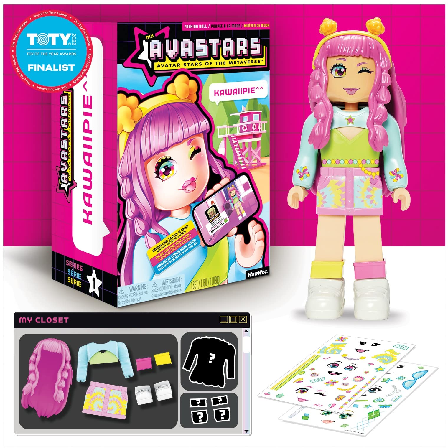 My Avastars KawaiiPie^^ – 11" Fashion Doll with Extra Outfit – Personalize 100+ Looks