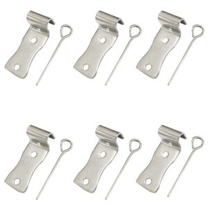 bjsdkff sofa savers zig zag spring repair bracket kit, sofa zig zag spring repair brackets for furniture chair couch sofa upholstery spring replacement repair 6 pieces