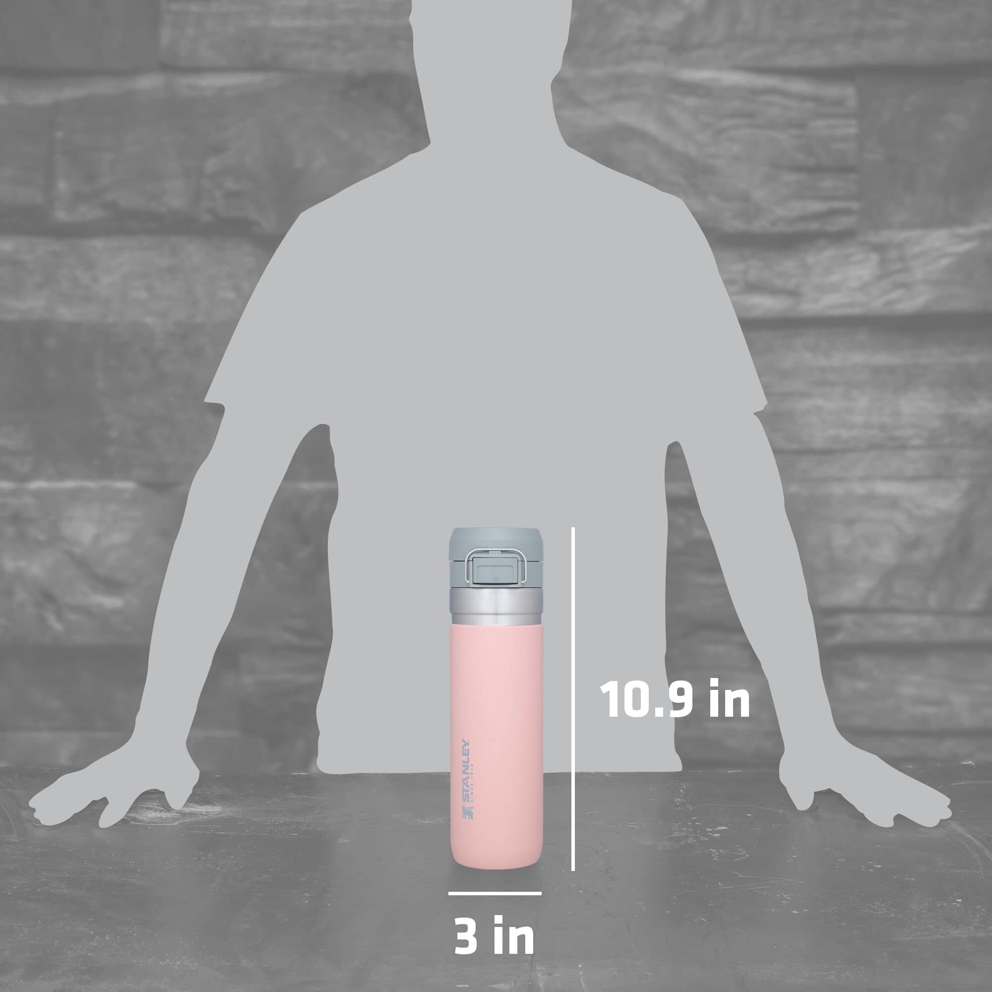 Stanley GO The Quick Flip GO Bottle 24OZ Blush