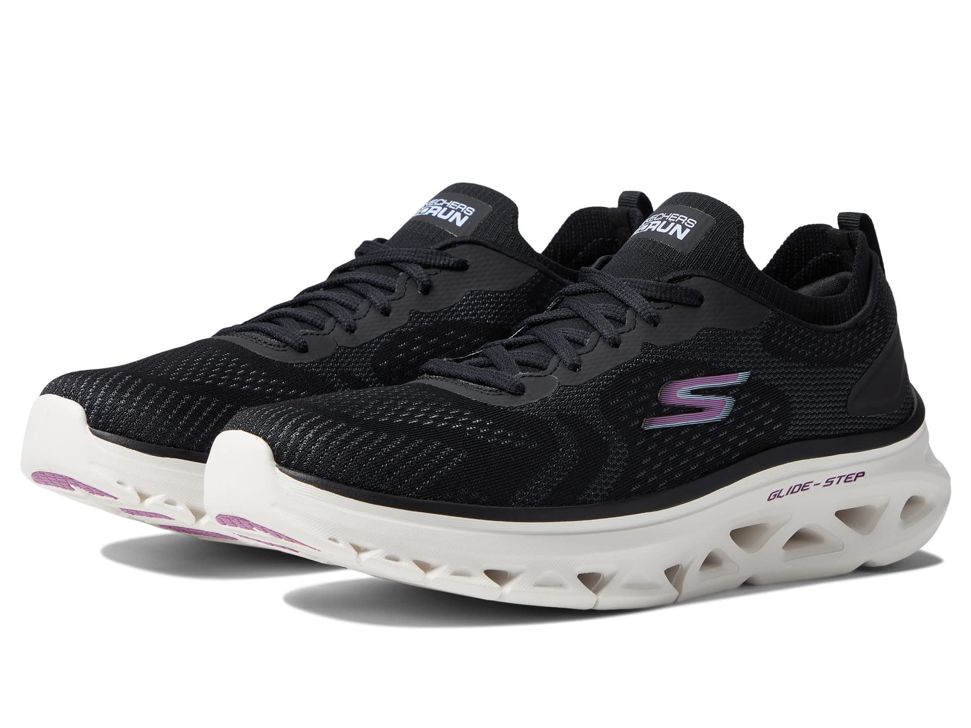 Skechers Performance Go Run Glide Step Flex Sneaker 128892 Womens Running 85 BM US Blackwhite