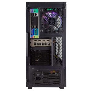 Periphio Phantom RGB Gaming Computer, Intel Quad-Core i7 3.3GHz, GeForce GTX 1650 GPU (4GB), 16GB RAM, 500GB SSD + 1TB HDD, Windows 10 Gaming PC, WiFi (Renewed)