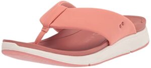 ryka women's timid thong sandal clay pink 8 w