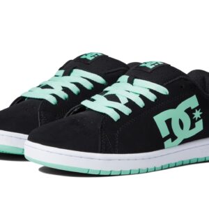 DC Womens Gaveler Casual Low Top Skate Shoes Sneakers Black/Green 8.5 B - Medium