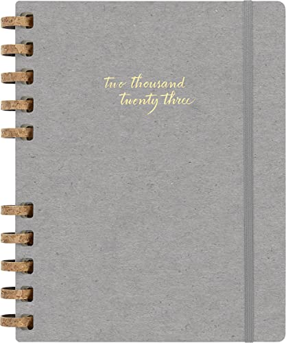 Moleskine Spiral 12 Month 2023 Solar Year Planner, Hard Cover, XXL (8.25" X 11.75"), Smoke